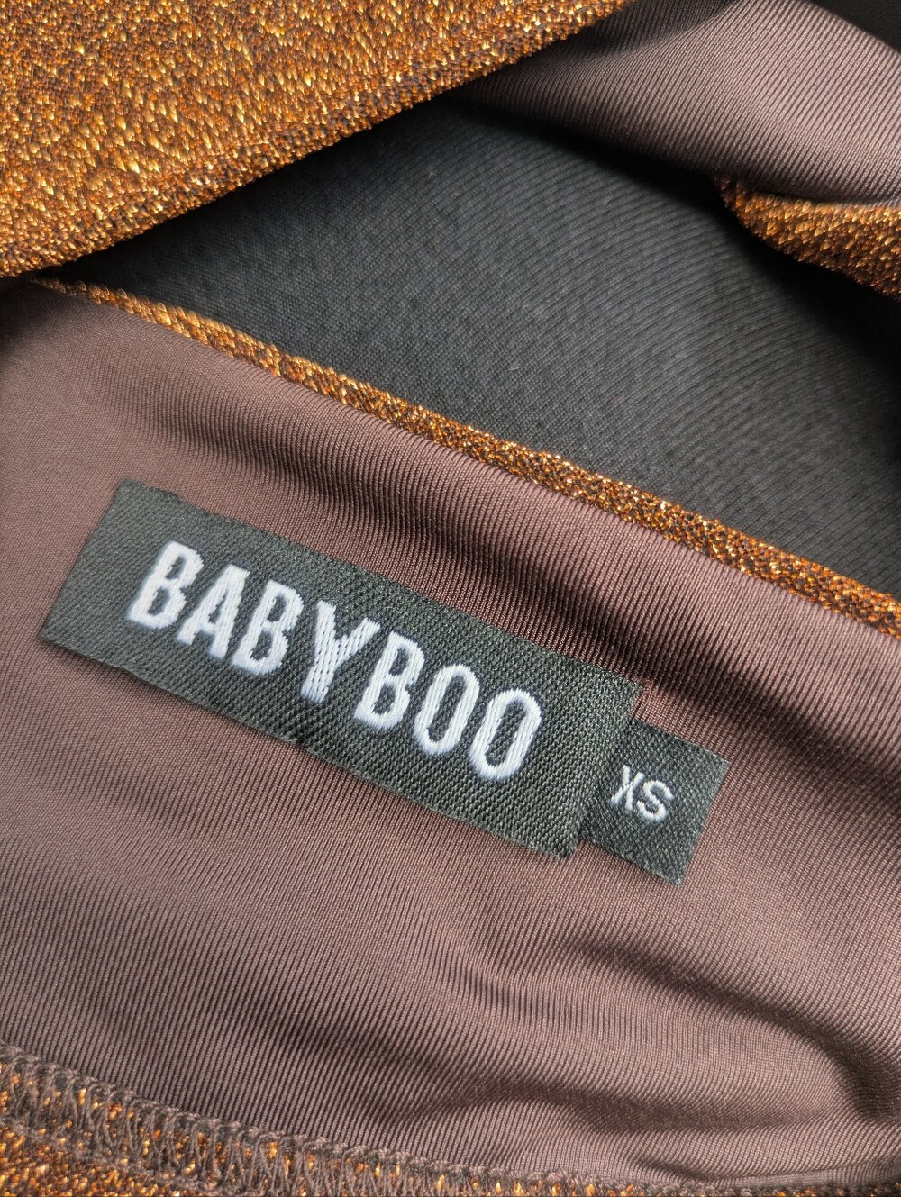 Babyboo Bronze Metallic Skirt Set - Picture 4 of 6